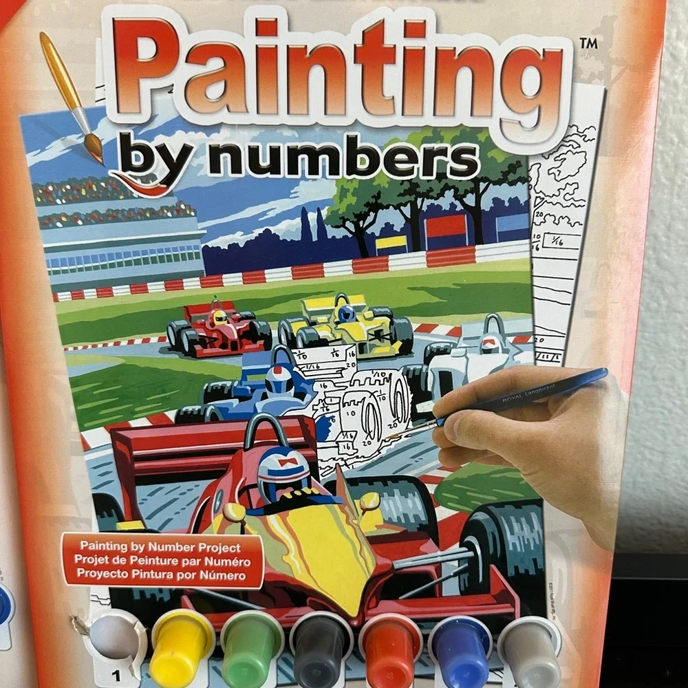 Painting by Numbers Kit Set - Multicolor